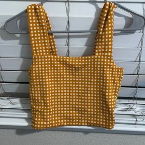 Gingham Crop top
